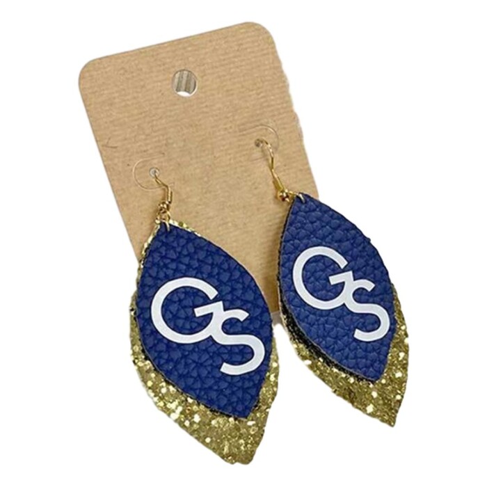 GS Earrings Navy